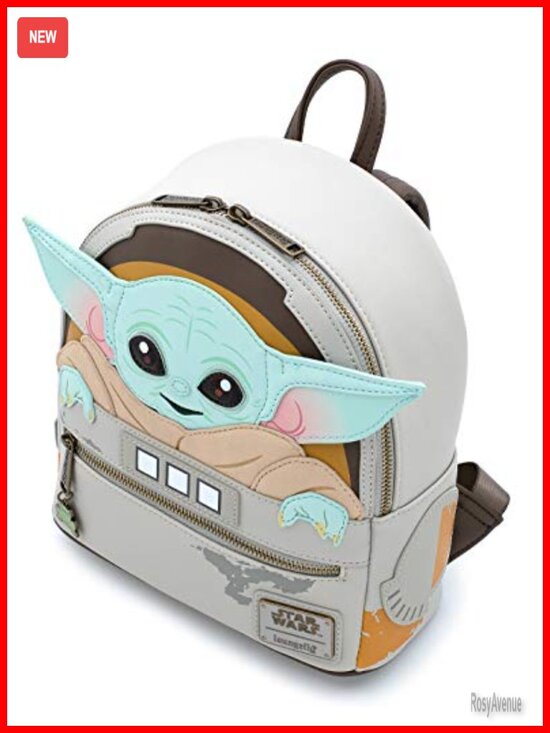 Faux Leather Star Wars Mini Backpack, Adjustable Straps, Wipe Clean